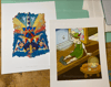 SALE: iasw France & Little wooden head (8.5 x 11 prints)