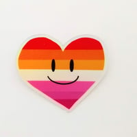 Image 2 of Pride Happy Holographic Hearts 1 (gay, lesbian, mlm, bi, pan)