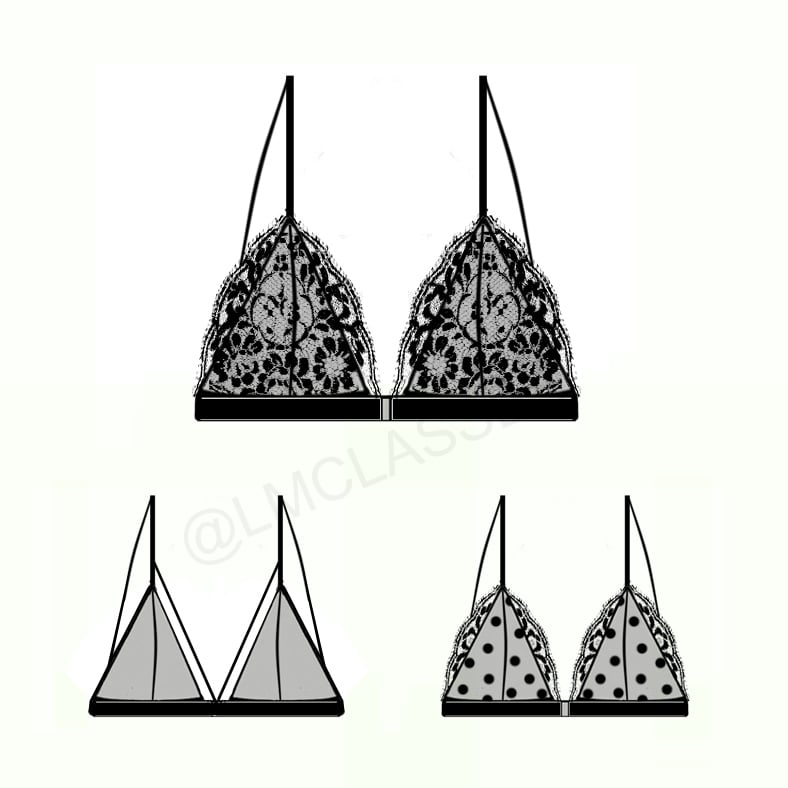 Classic PDF Bralette Pattern | LMCLASSES