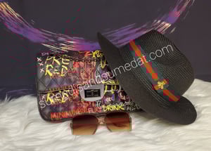 Image of S & S Quilted Graffiti Handbags 