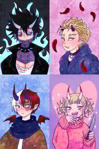 Image 1 of MHA/BNHA Demon Series 1 Ver. Prints