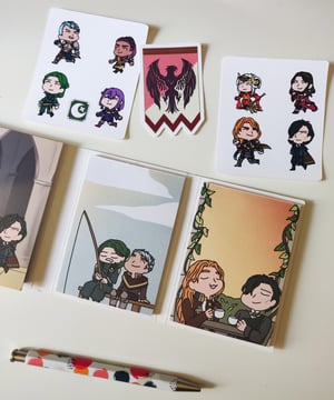 Image of [CLEARANCE] Fire Emblem Three Houses Black Eagles Memo Book