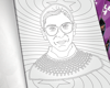 AOC, RBG, Kamala Coloring Book