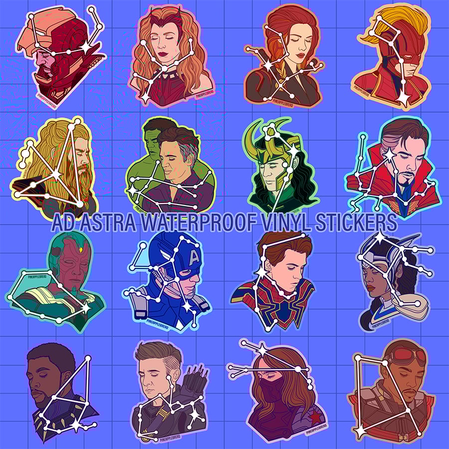 Ad Astra Vinyl Stickers