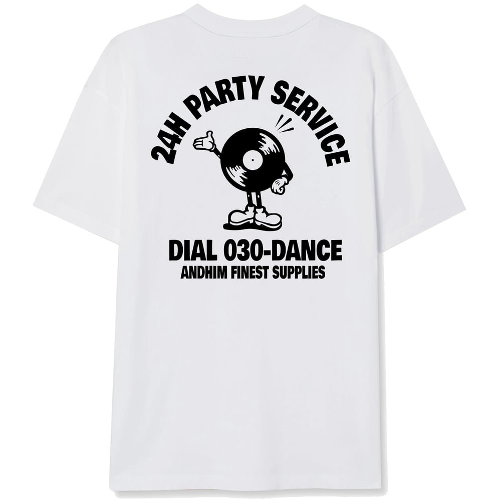 Image of "24h Party Service" Shirt - white