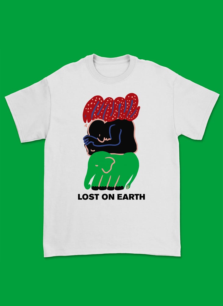 Image of YOKO GEORGIOU LOST ON EARTH TEE - 2021