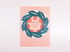 Christmas Wreath - Fold Out and Hang