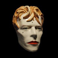 Image 4 of 'Ashes To Ashes' Painted Ceramic Mask Sculpture