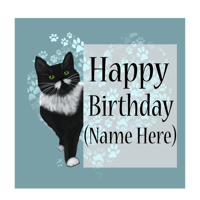 Image 1 of Happy Birthday (personalised) - Greetings Card