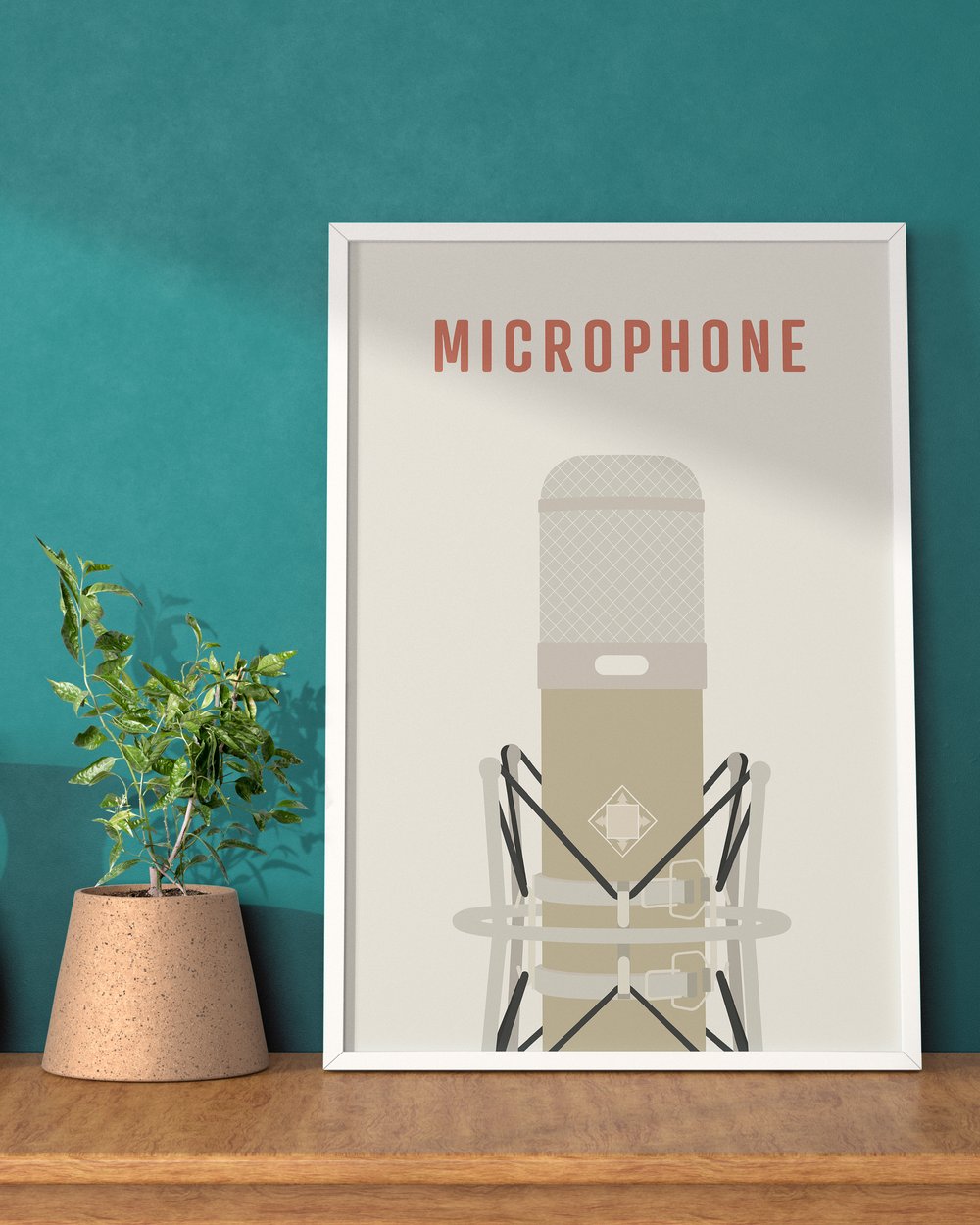 Image of Retro Microphone Prints