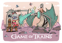 Image 1 of ''Game of Trains'' POSTER A2
