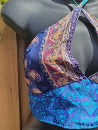 Image 3 of Reversible Top made from sari fabrics