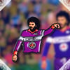 Sócrates FIORENTINA Pin Badge