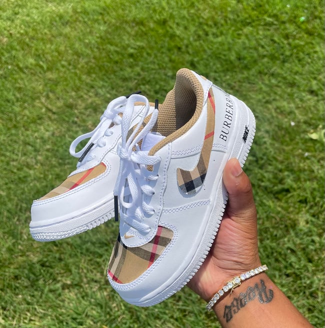 Kids Burberry AF1 | Shop With Reese