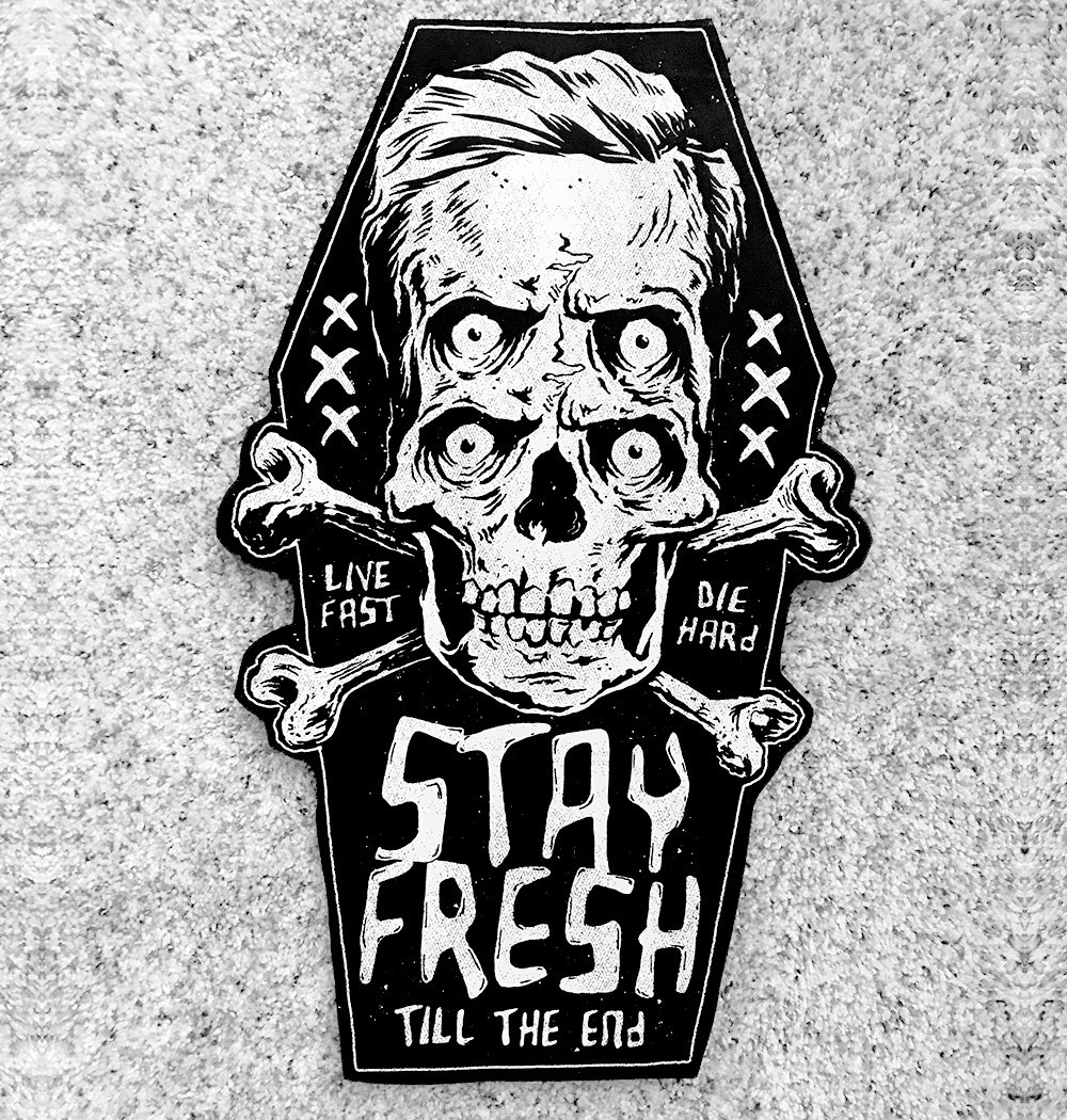 Stay Fresh Woodcut