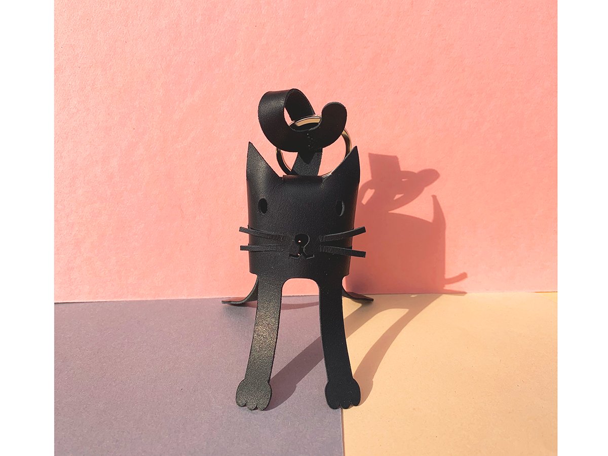 Image of Cat Keyholder -  good luck to take with you