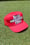 Image of your strongest ally trucker hat in red 