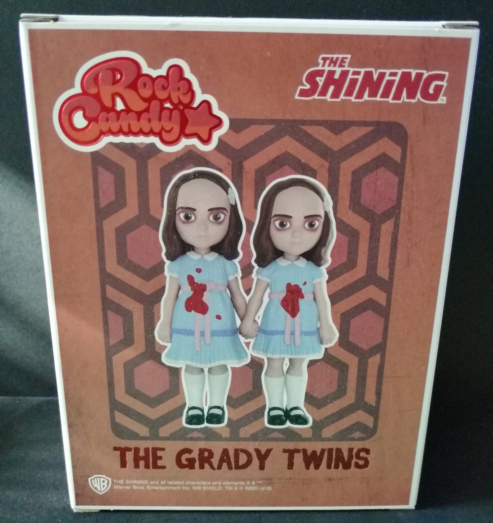 The Grady Twins The Shining Dual Signed Rock Candy Figures RARE
