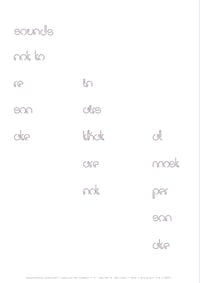 Image 1 of Augusto De Campos / Poster