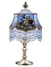 Luxury Lamp & Victorian Lampshade - Antique Lamp & Silk Lampshade