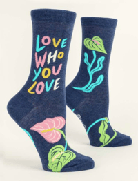 Image 1 of Love Who You Love Crew Socks
