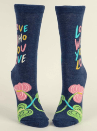 Image 2 of Love Who You Love Crew Socks