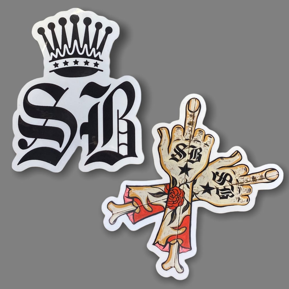 Image of Limited Edition OG, Fingers and Rising Sun - Triple Sticker Pack