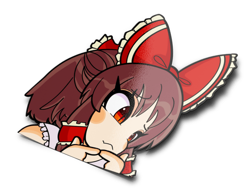 Image of Touhou girls Stickers