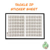 Tackle ID Sticker Sheet