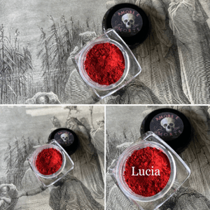 Image of Lucia - Rich Blood Red Eyeshadow - Amore E Morte Collection - Vegan Makeup Goth Gothic