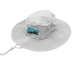Image of DTWD - Gray - Wide brim bucket hat