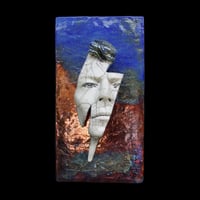 Image 1 of 'Flash' Raku- David Bowie Face Sculpture