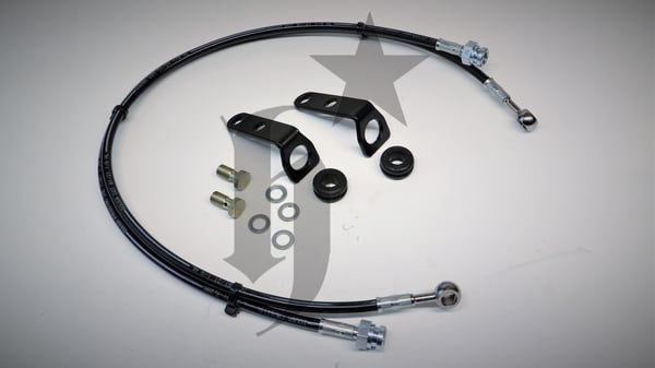 Image of S1 Built AWD Rear Brake lines and Bracket 