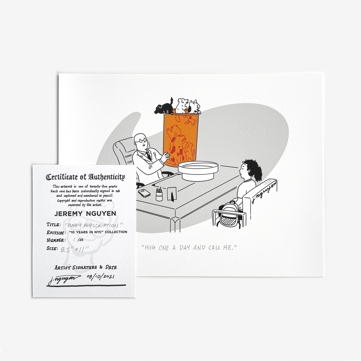 Image of "Puppy Prescription" Art Print