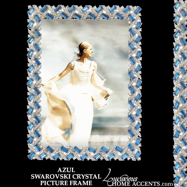 Image of Azul Swarovski Crystal Picture Frame