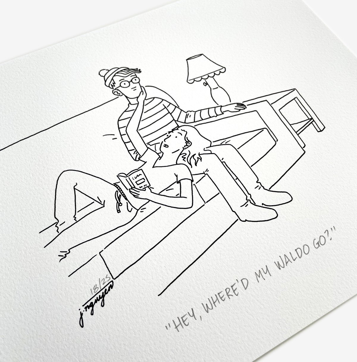 Image of "Waldo" Art Print