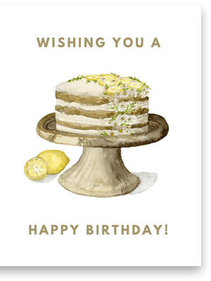Image of Birthday Cake Greeting Card