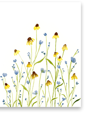 Image of Wildflowers Greeting Card
