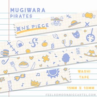 Image 2 of One Piece Mugiwara Crew Washi Tapes