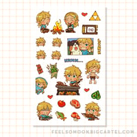 Image 1 of BOTW: Link's Adventure Sticker Sheets