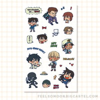 Image 1 of Detective Conan Sticker Sheet