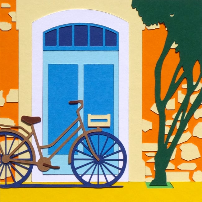 Au détour d'une ruelle - Tableau en série limitée