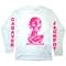 Image of ROTTEN.COM 'CADAVER JACKPOT' LONG-SLEEVES, NEON PINK 