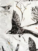 Wagtail Tea Towel