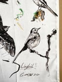 Wagtail Tea Towel