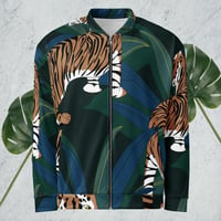 Image 2 of Eye of The Tiger Unisex Bomber Jacket