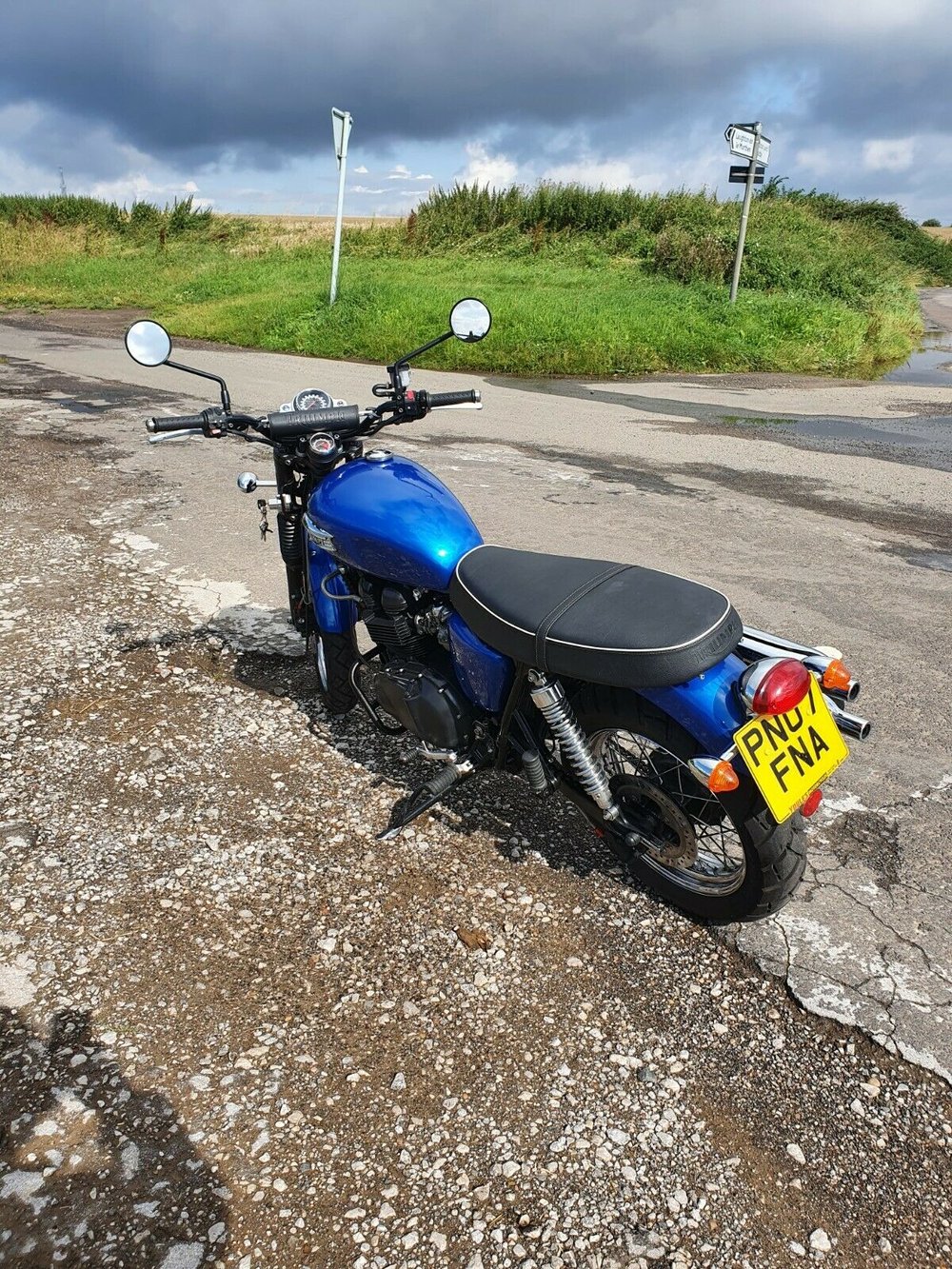 Triumph Bonneville scrambler