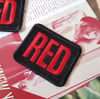 RED Embroidered Patch