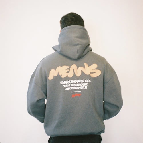 Image of World Tour Hoodie in Dark Grey