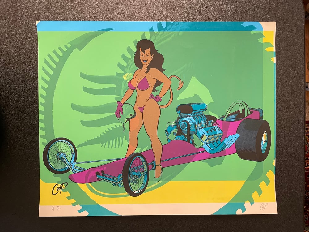 Image of TEST PRINT TUESDAY #5 Drag Stripper